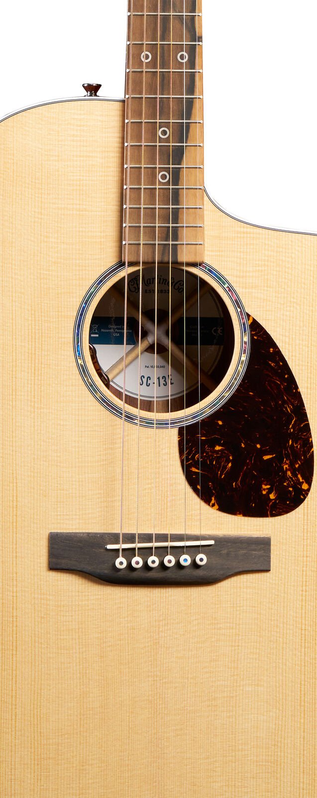 Martin Guitars SC-13E Modern Westerngitarre mit Tonabnehmer inklusive Gigbag - Musik-Ebert Gmbh