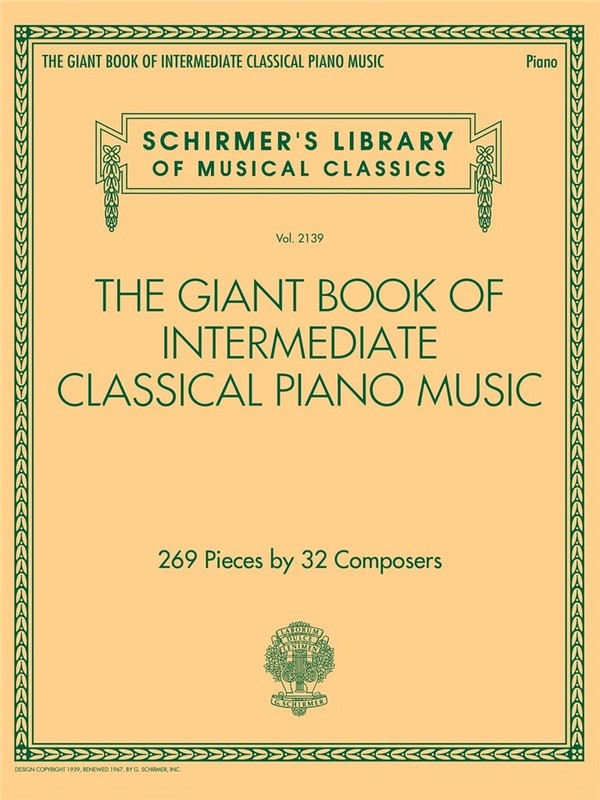 Giant Book of intermediate classical Piano Music - Musik-Ebert Gmbh