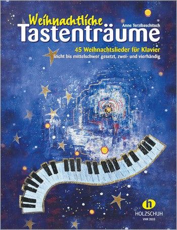 Weihnachtliche Tastenträume für Klavier zu 2-4 Händen (mit Text) - Terzibaschitsch, Anne - Musik-Ebert Gmbh
