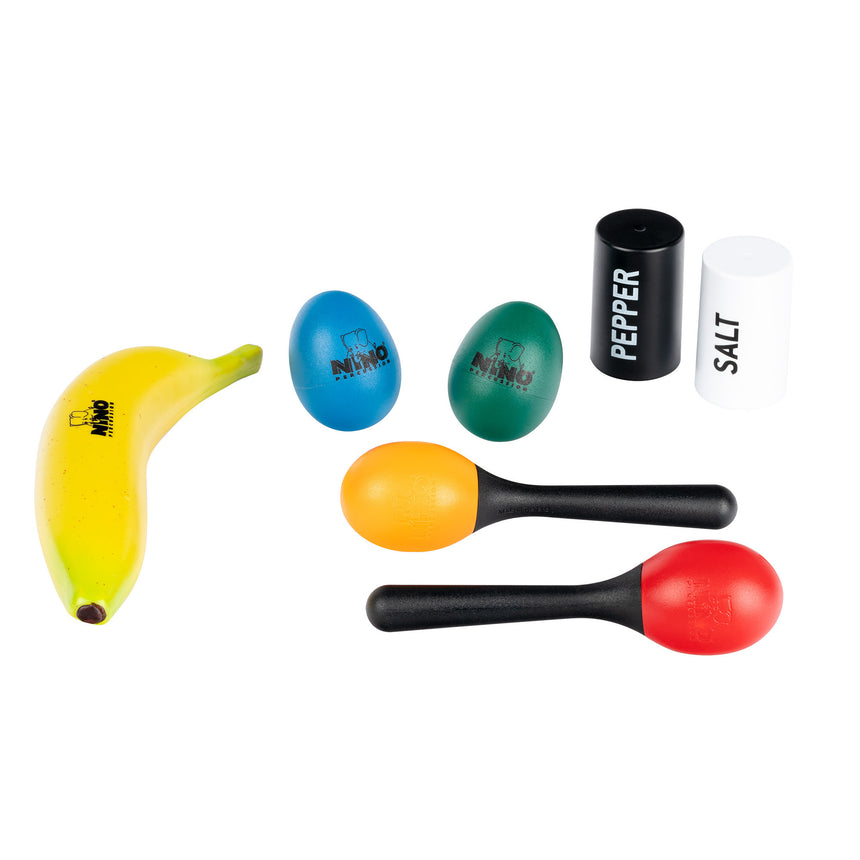 NINO Percussion Mixed Shaker Set - 7 teilig - Musik-Ebert Gmbh