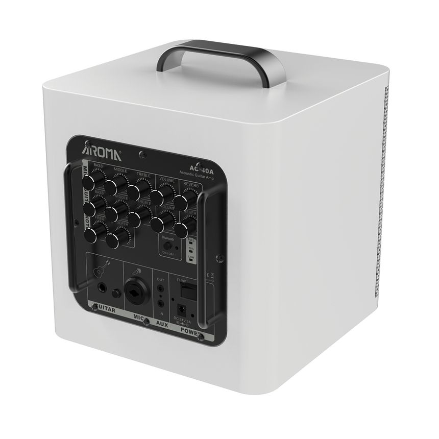 Aroma A40 mobiler Akustikverstärker, weiß - Musik-Ebert Gmbh