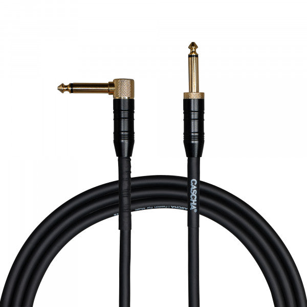 Cascha Professional Line Gitarrenkabel schwarz - Musik-Ebert Gmbh