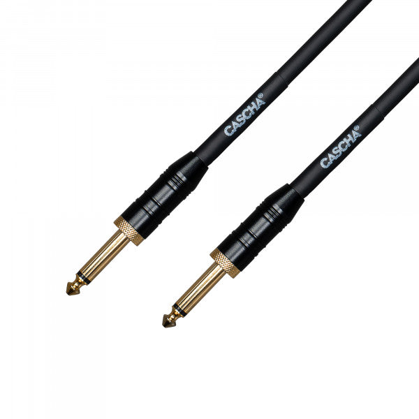 Cascha Professional Line Gitarrenkabel schwarz - Musik-Ebert Gmbh