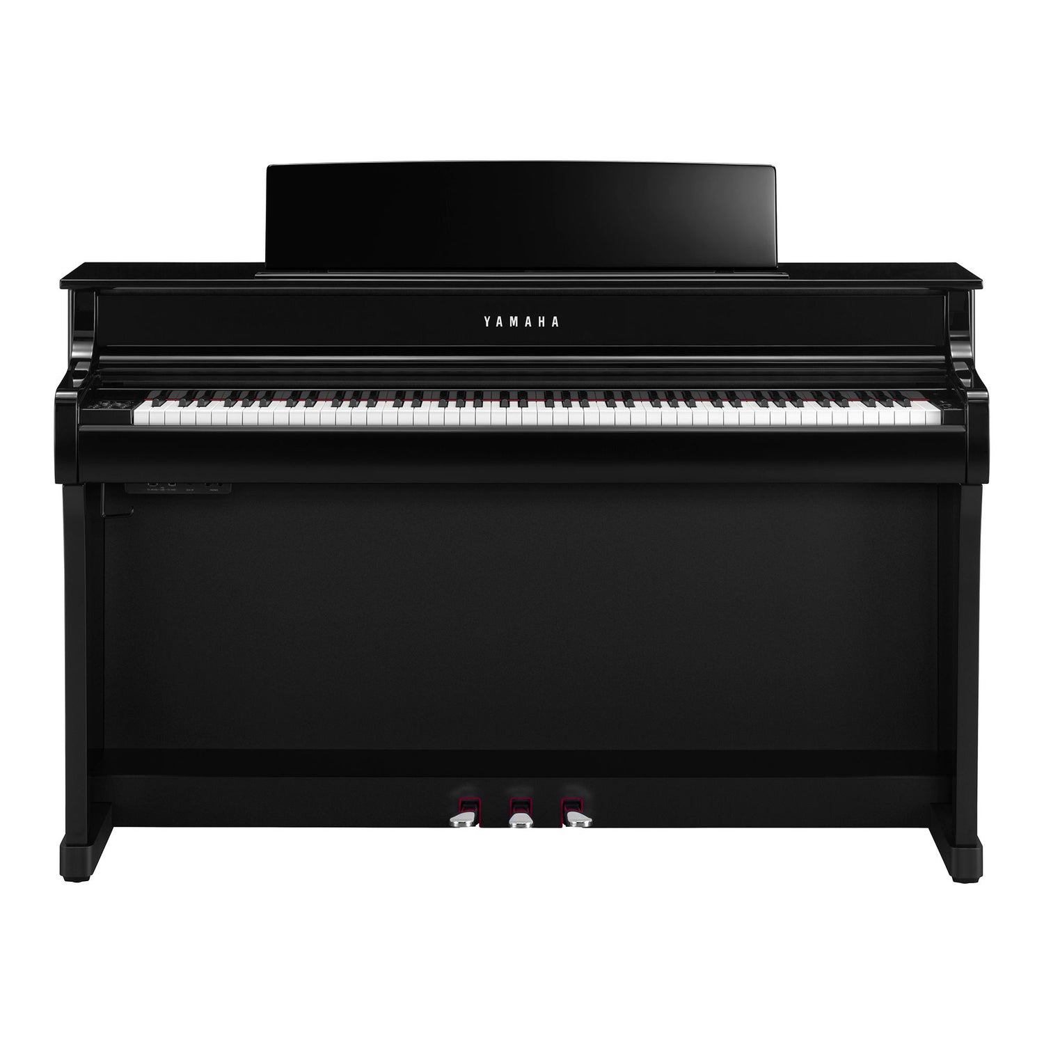 Yamaha CLP 845 Schwarz Poliert Bundle mit Bank und Kopfhörer - Musik-Ebert Gmbh