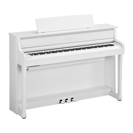 Yamaha CLP 875 Weiß Matt Bundle mit Bank und Kopfhörer - Musik-Ebert Gmbh