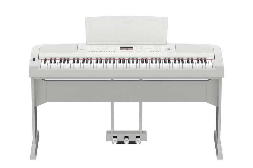 Yamaha DGX-670 Weiß Bundle mit Ständer, Pedalen und Kopfhörer - Musik-Ebert Gmbh