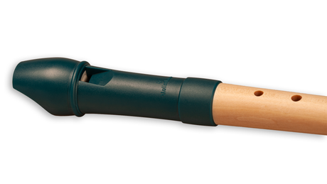 Mollenhauer Holz-Kunststoffsopranblockflöte "Fipple" barocke Griffweise + Der Blockflötenspatz Band 1 (+CD) - Musik-Ebert Gmbh