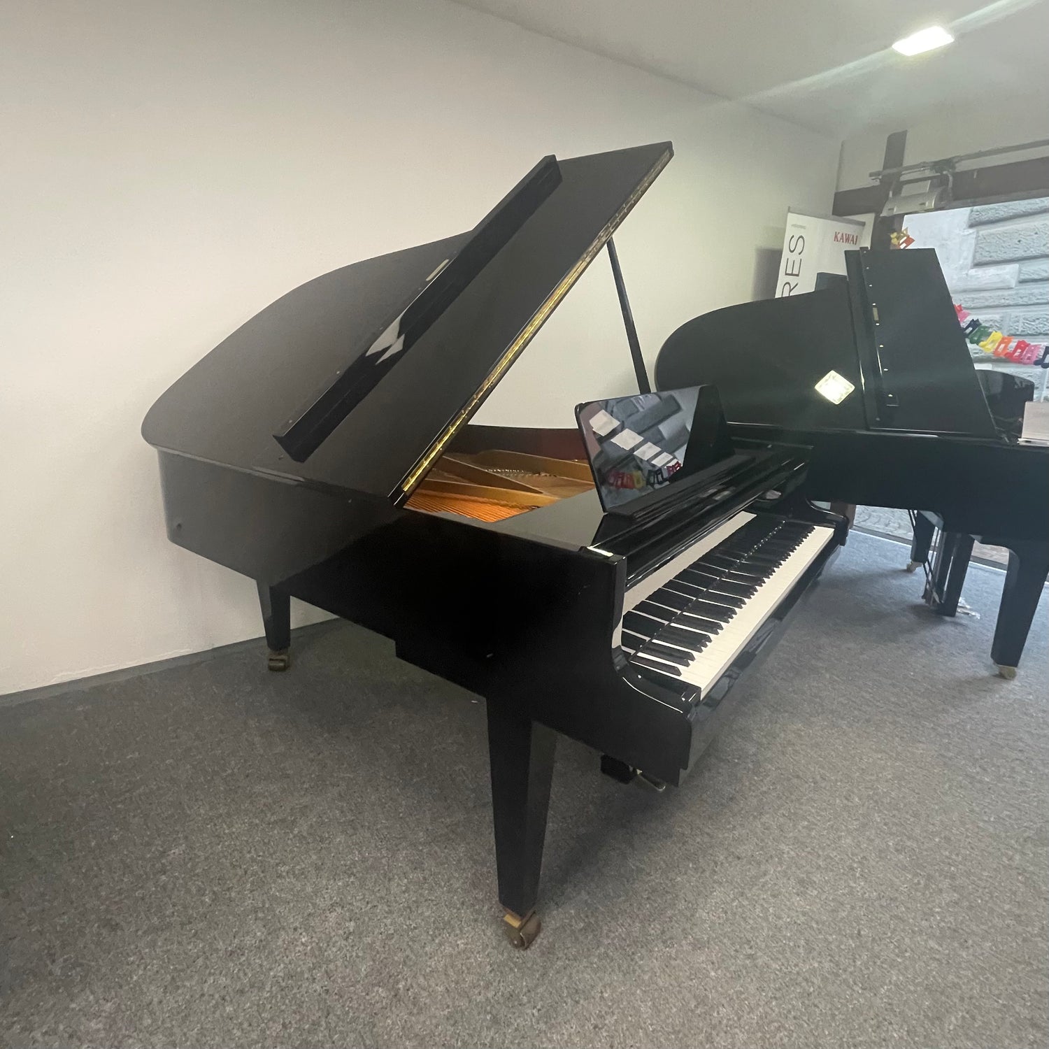 GROTRIAN - STEINWEG Flügel Mod. 189 Occasion schwarz poliert Bj. 1982 sehr guter Zustand(gebraucht) - Musik-Ebert Gmbh