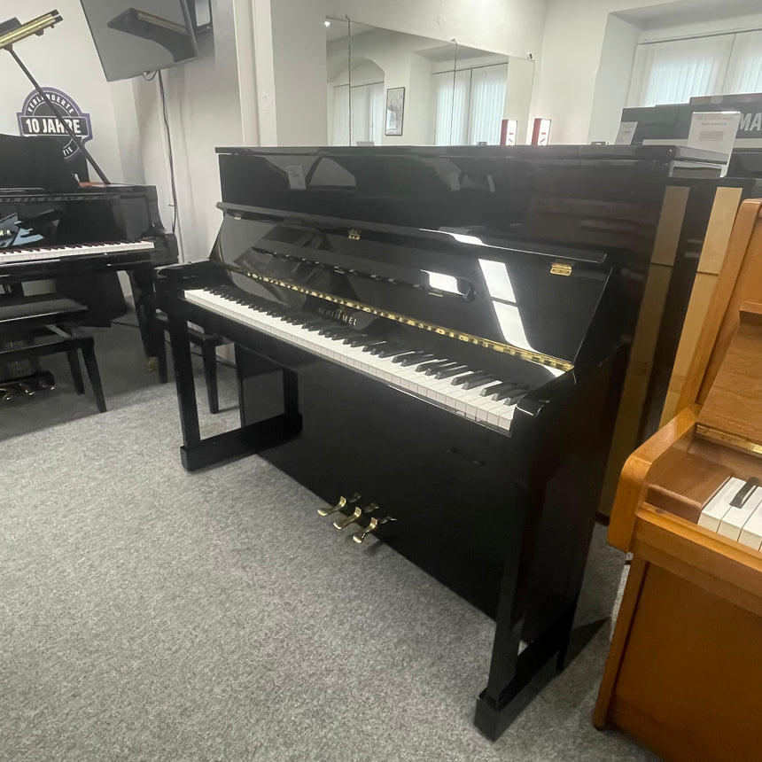 SCHIMMEL Klavier 116S mit Silent schwarz poliert Occasion Bj. 2004, sehr guter Zustand (gebraucht)