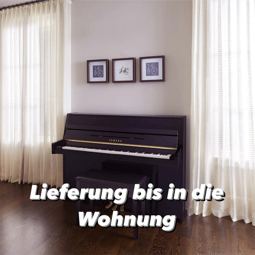 Kawai Klavier BL 12 Konzert 123 cm schwarz pol. Occasion Bj. 1978, guter Zustand (gebraucht) - Musik-Ebert Gmbh