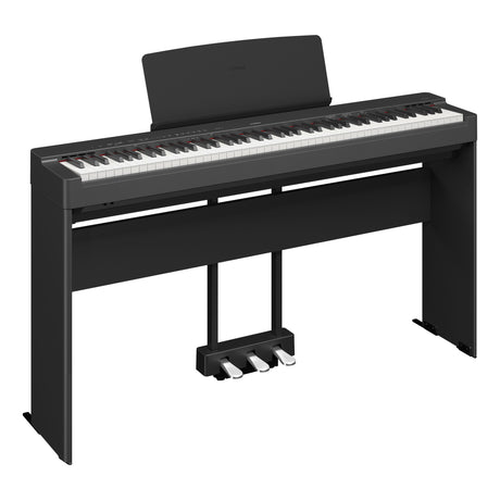 Yamaha P-225 Schwarz Bundle mit Ständer, Pedalen und Kopfhörer - Musik-Ebert Gmbh