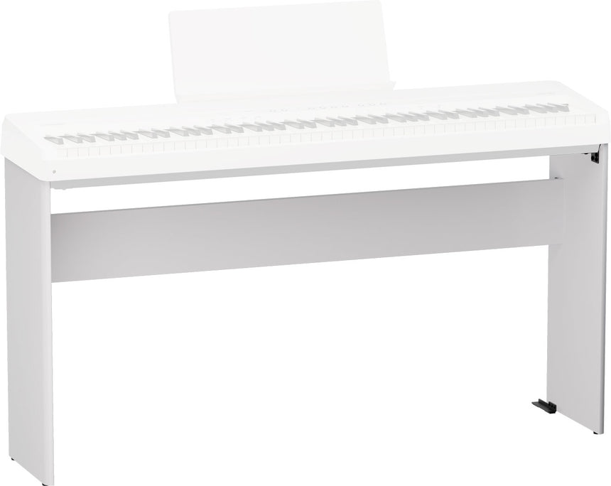 Support Roland KSF-40 WH, blanc – vue oblique avec FP-40 vendu séparément