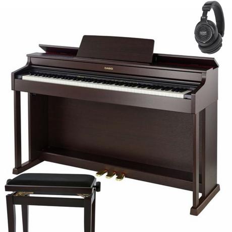 Casio AP-470 Rosenholz Bundle mit Bank und Kopfhörer - Musik-Ebert Gmbh