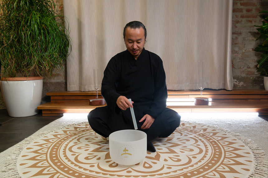 MEINL Sonic Energy 10" TCM Crystal Singing Bowl, Erde 256 Hz TCMCSB10-E - Musik-Ebert Gmbh