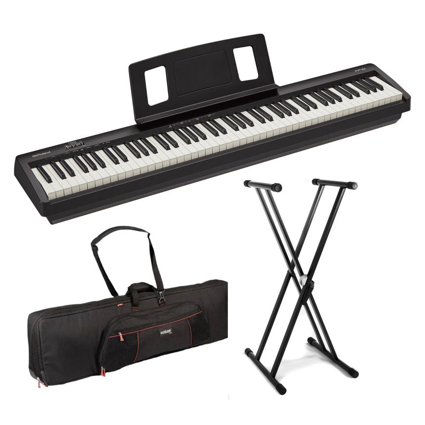 Roland FP-10 Performance Bundle mit X Ständer und Tasche