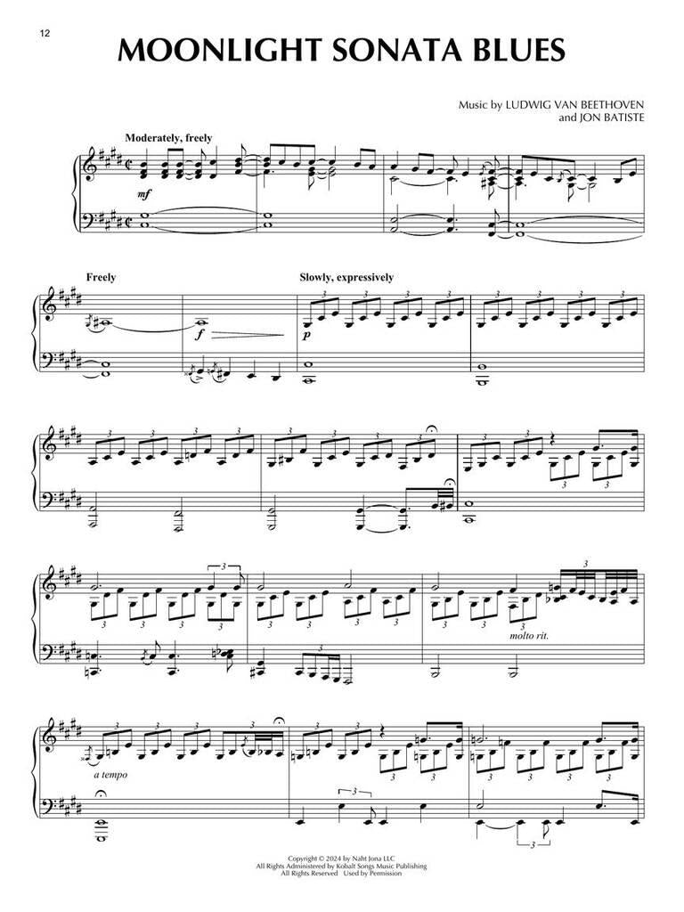 Jon Batiste - Beethoven Blues (Batiste Piano Series, Vol. 1) - Musik-Ebert Gmbh