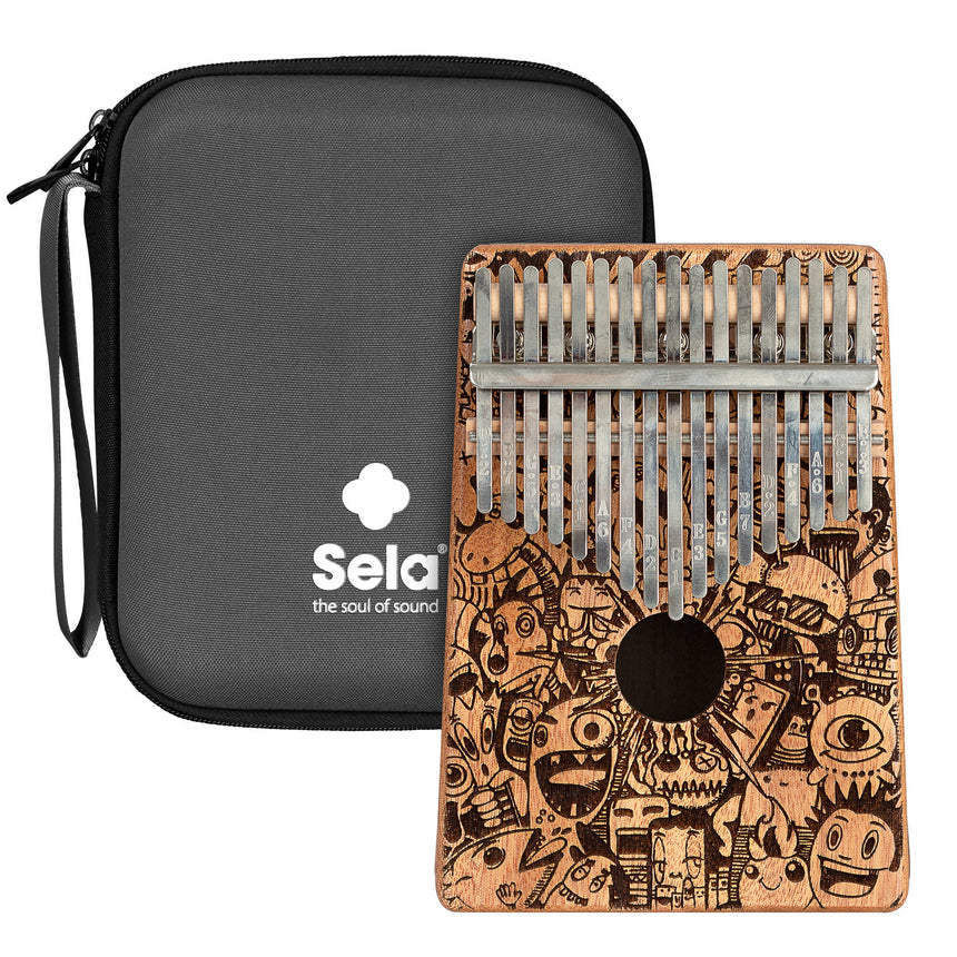 Sela Art Series Kalimba 17 Little Monster (SE 251)