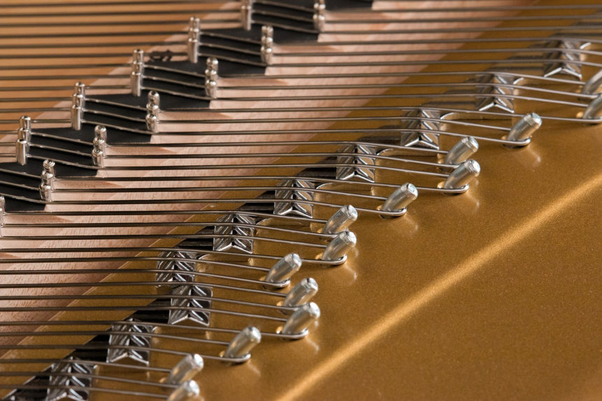 Segments de cordes duplex du Kawai GL-50, détail de la galerie du fabricant
