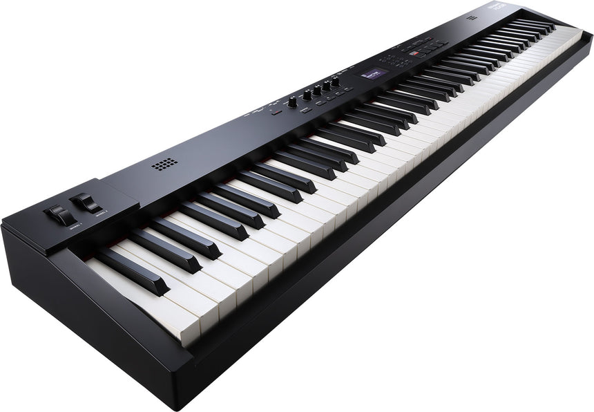 Piano de scène Roland RD-08 noir – vue de trois quarts