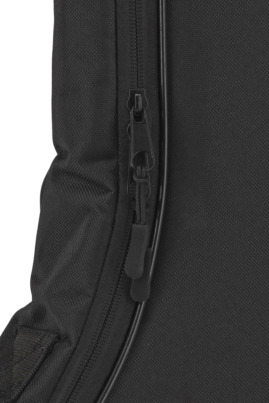 GEWA Basic 5 Konzertgitarrentasche 4/4 in Schwarz – Detail des Reißverschlusses