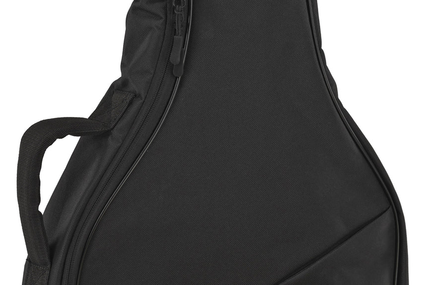 GEWA Basic 5 Konzertgitarrentasche 4/4 in Schwarz – Detail des seitlichen Tragegriffs