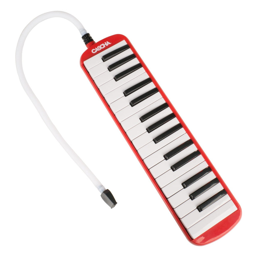 Mélodica Cascha HH 2059 rouge – vue d’ensemble avec tuyau