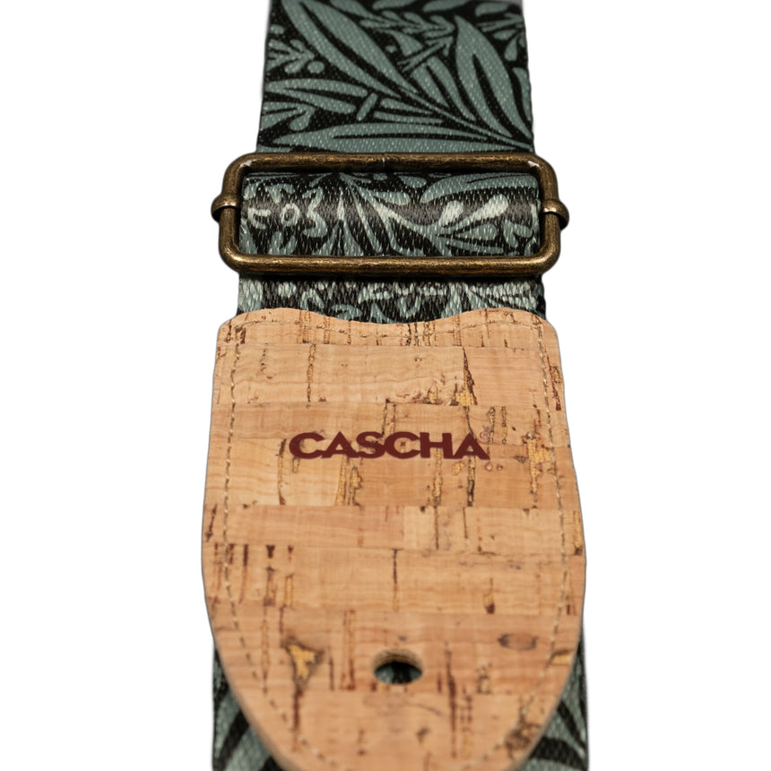 Cascha CGS-VC8, Olive Jungle – extrémité en liège et boucle, gros plan incliné