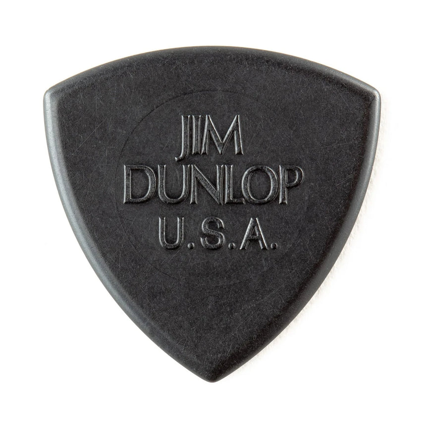 Dunlop 545PJP140 John Petrucci Trinity 1,40 mm – dos d’un médiator noir du lot de six