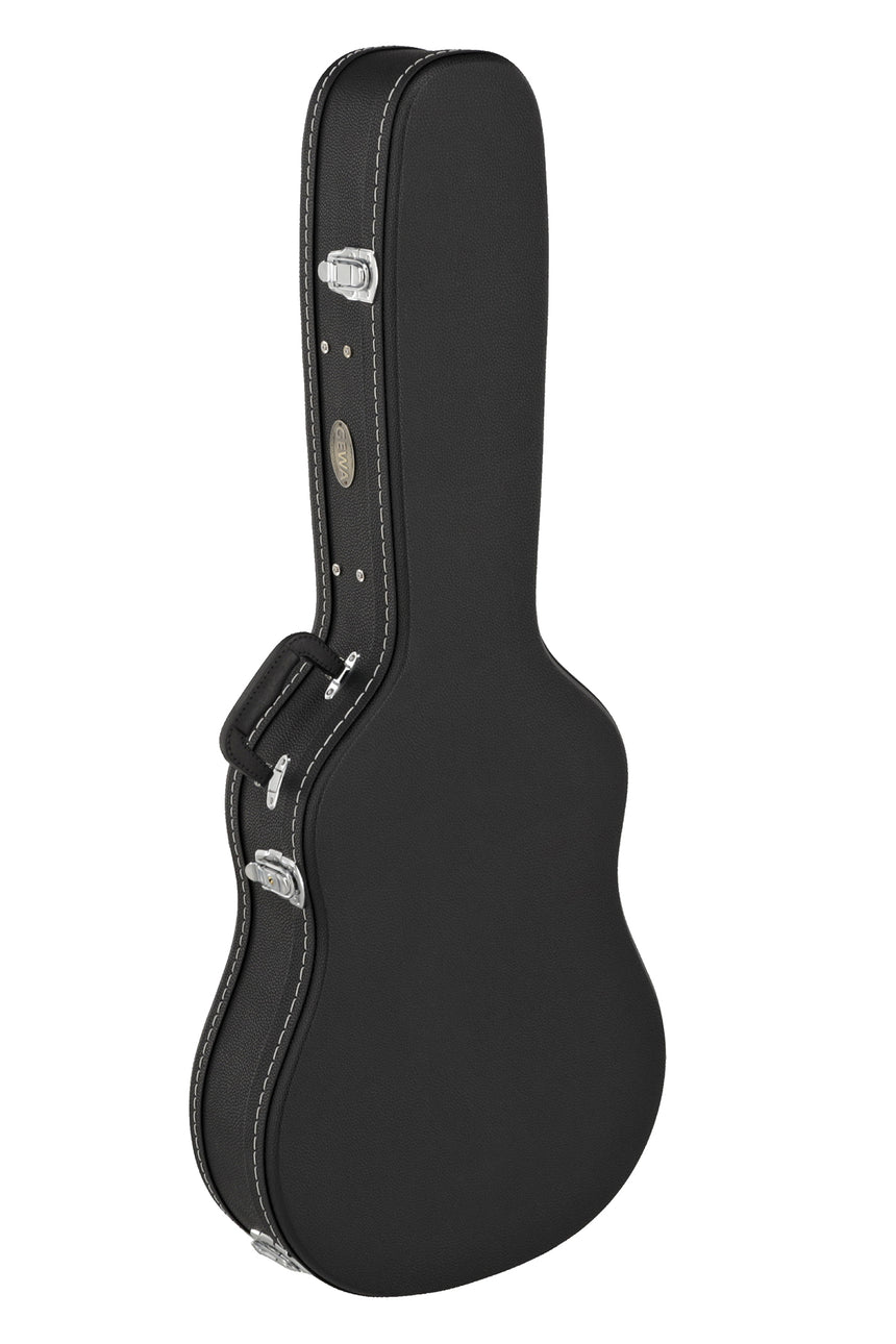 GEWA Flat Top Economy APX guitar case 523.112, black – closed upright view