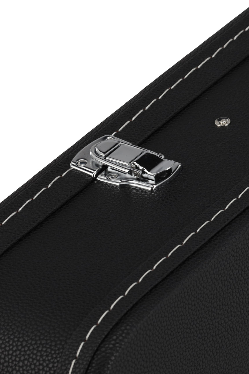 GEWA Flat Top Economy jumbo guitar case 523.114, black – closed latch detail