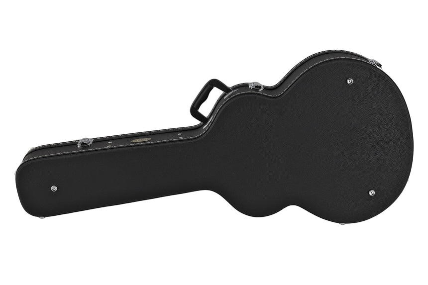 GEWA Flat Top Economy jumbo guitar case 523.114, black – underside with protective feet
