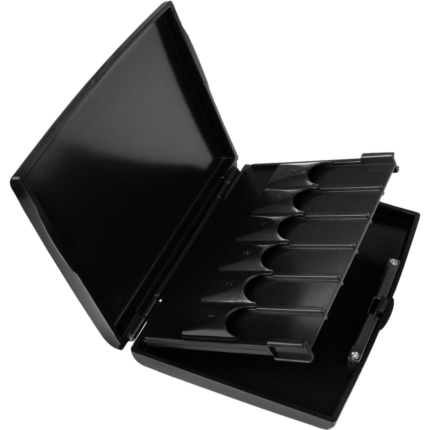 Protec A250 B-flat clarinet reed case, black – open without reeds