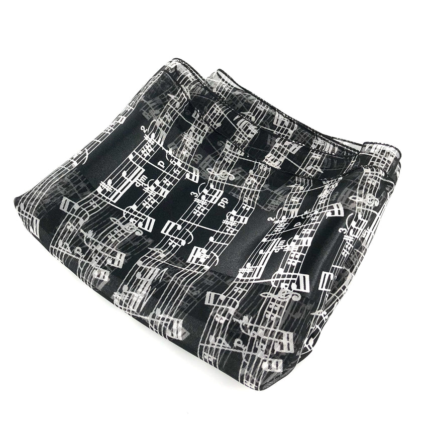 Schal mit Notenlinien in verschiedenen Farben - Musik-Ebert Gmbh