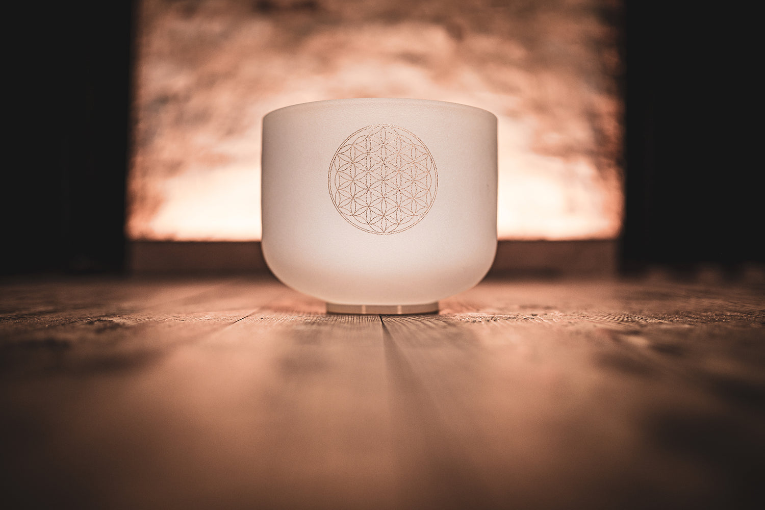 MEINL Sonic Energy Kristallklangschale 8" / C# 432 Hz / Blume des Lebens - Musik-Ebert Gmbh