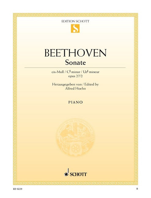 Sonate cis-Moll op.27,2 (Mondscheinsonate) - Beethoven, Ludwig van - Musik-Ebert Gmbh