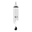 MEINL Sonic Energy Moon Meditation Chime, 32" / 80 cm, 432 Hz, Runder Bogendeckel, Silber - Musik-Ebert Gmbh