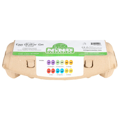 NINO Percussion Egg Shaker Set - Soft Sound - Musik-Ebert Gmbh