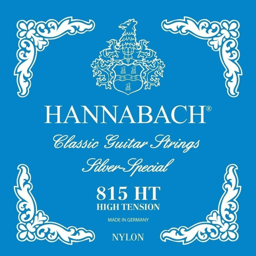 Hannabach Klassikgitarre-Saiten Satz Serie 815 High Tension Silver Special - Musik-Ebert Gmbh