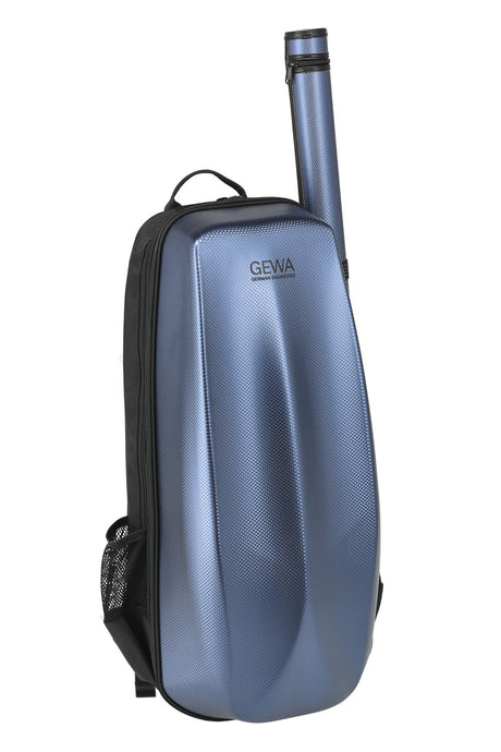 GEWA Violinkoffer, Rucksack, Space Bag, inkl. Bogenetui Titanium 4/4 - 3/4 33 x 67 (mit Bogenetui 79 ) x 19 cm - Musik-Ebert Gmbh