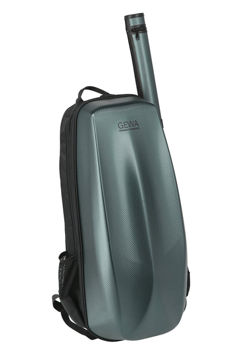 GEWA Violinkoffer, Rucksack, Space Bag, inkl. Bogenetui Titanium 4/4 - 3/4 33 x 67 (mit Bogenetui 79 ) x 19 cm - Musik-Ebert Gmbh