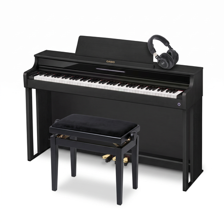 Casio AP-550 Schwarz Bundle mit Bank und Kopfhörer – bundle-hero