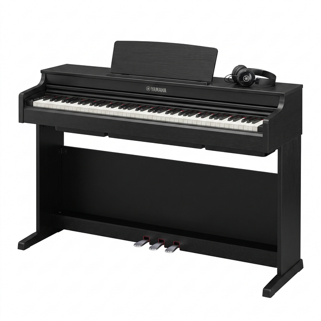 Yamaha S36 Arius Schwarz Matt Bundle mit Bank und Kopfhörer – bundle-hero