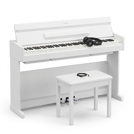 Yamaha S56 Arius Weiß Matt Bundle mit Bank und Kopfhörer – bundle-hero