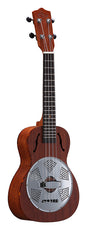 Leho LHUC-MM-RS Reso Ukulele Concert mit Tasche in Natur oder Vintage - Musik-Ebert Gmbh