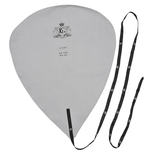 Yamaha YFL-372 Querflöten-Bundle Ringklappen mit Ständer, Wischer & Pflegeset