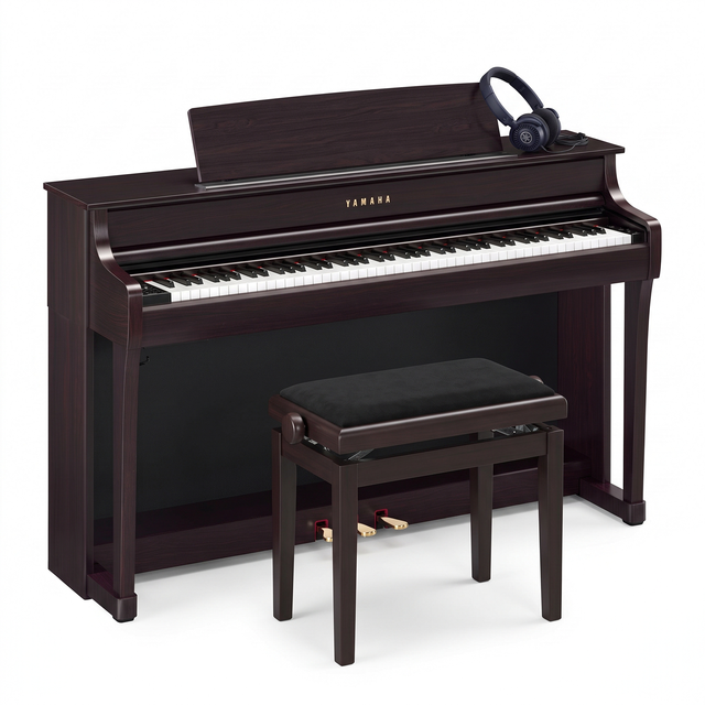 Yamaha CLP 845 Rosenholz Bundle mit Bank und Kopfhörer – bundle-hero
