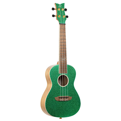 ORTEGA Element Series Konzert Ukulele 4 String - Metallic Green + Bag - Musik-Ebert Gmbh