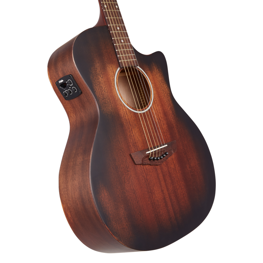 D'ANGELICO Premier Gramercy LS Mahogany Satin Westerngitarre - Musik-Ebert Gmbh