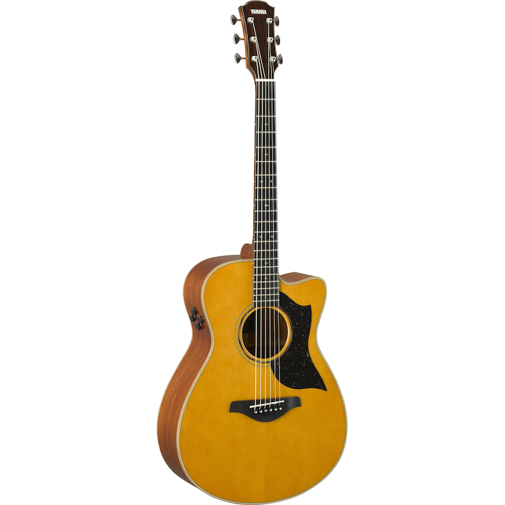 Yamaha AC5M solid acoustic guitar with pickup &amp; case
