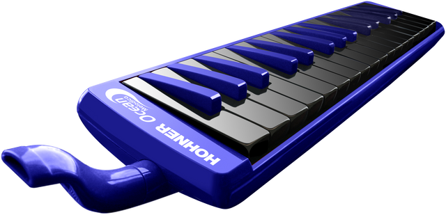 HOHNER Melodica, Student 32, "Ocean", blau, schwarze Tasten - Musik-Ebert Gmbh